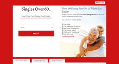 Desktop Screenshot of ie.singlesover60.net
