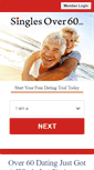 Mobile Screenshot of ie.singlesover60.net